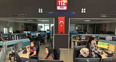 Gaziantep'te 112'ye 8 ayda 1,7 milyon asılsız ve gereksiz çağrı geldi