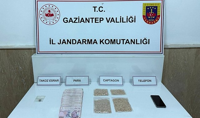 Gaziantep'te 4 bin 587 adet captagon hap ele geçirildi: 4 şahıs tutuklandı
