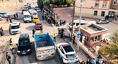 Gaziantep'te okul çevrelerinde dron destekli uygulama