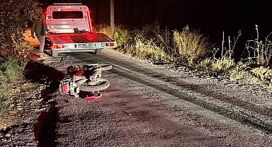 Gazipaşa'da devrilen motosikletin alkollü sürücüsü yaralandı