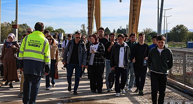 Geleceğin enerji uzmanları SASKİ'nin elektrik üretim tesislerini inceledi