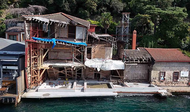 Geminin çarparak yıktığı 346 yıllık yalının zemini 7 yılda onarıldı
