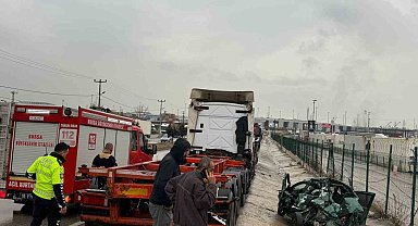 Gemlik Serbest Bölge yolunda kaza: 1 ağır yaralı