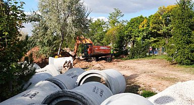 Gölbaşı Belediyesi'nden Alparslan Türkeş Parkı'nda altyapı çalışması