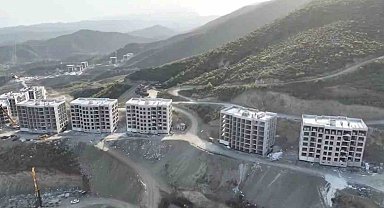 Gülderen Mahallesi'nde 2.etap TOKİ konutları yükseliyor