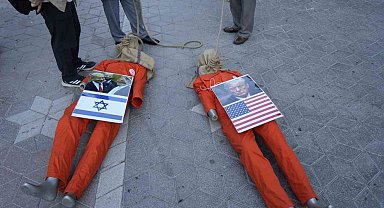 Gümüşhane'de Gazze'ye destek eylemi