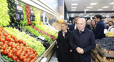 Halk Pazarı'nın 8'inci şubesi Hilalkent'te açıldı