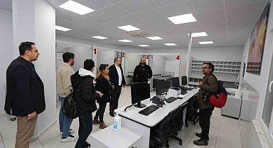 Hastane acil servisinde yeşil alan yenilendi