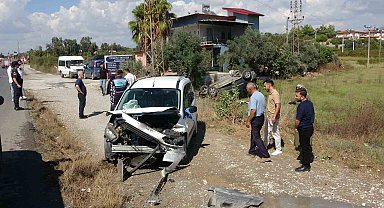 İki kuzenin kullandığı araçlar çarpıştı: 1 yaralı