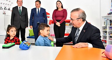 İl Müdürü Aydın, Kutipoğlu Anaokulu'nu ziyaret etti