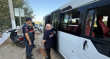İncirliova'da okul servis araçları denetlendi