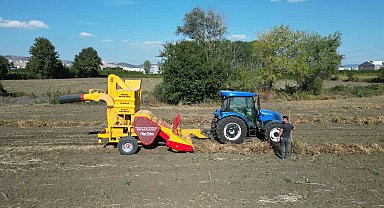 İnegöl'ün cerrah kuru fasulyesinde hasat zamanı