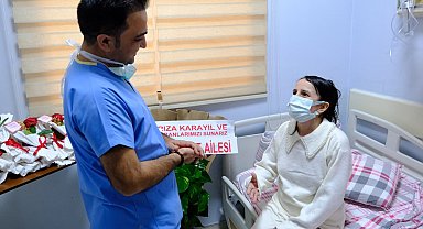 Irak'ta tüp patlamasında yaralanan kadın Van'da hayata tutundu