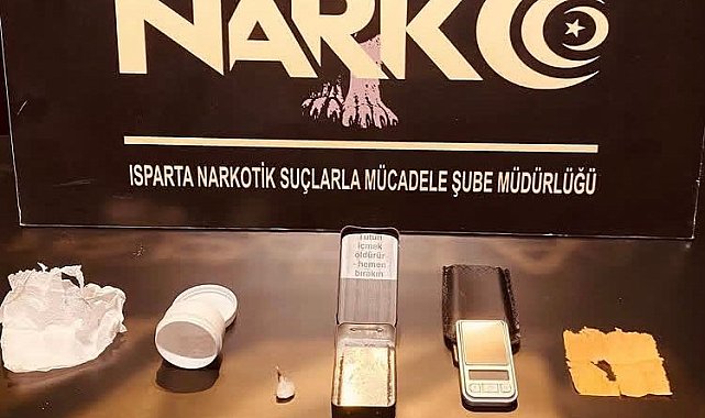 Isparta'da uyuşturucu operasyonunda 5 şüpheliye işlem başlatıldı