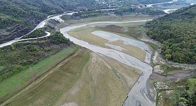 İstanbul'a da su sağlayan Hasanlar Barajı'nda doluluk yüzde 20'ye düştü