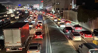 İstanbul'da trafik yoğunluğu yüzde 83'e ulaştı