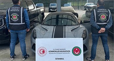 İstanbul'da 288 milyon TL değerinde 10 lüks araca el konuldu!
