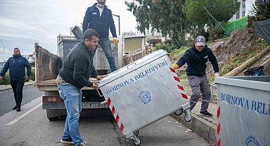 İzmir Bornova'ya 1000 yeni çöp konteyneri