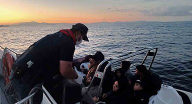 İzmir'de 72 düzensiz göçmen yakalandı, 31 göçmen kurtarıldı