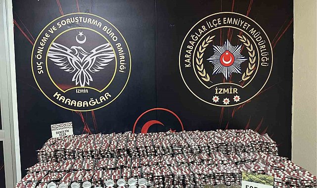 İzmir'de uyuşturucu operasyonu: 33 bin adet sentetik hap ele geçirildi