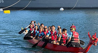 İzmir'de Dragon Tekne Yarışları nefes kesti
