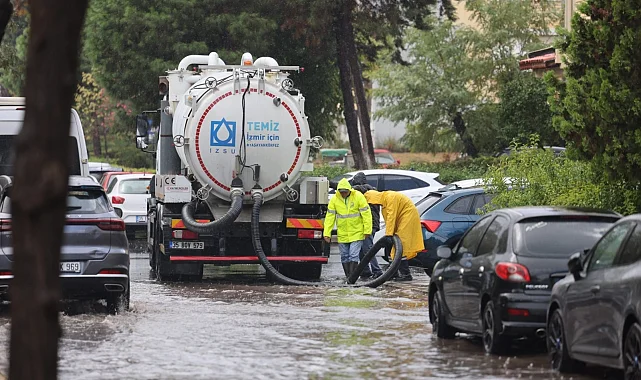 İzmir'de yağış alarmı! Olasılıklara karşı hazırlıklar yapıldı