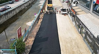 İzmit Alikahya'nın yolları yenileniyor