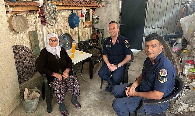Jandarmadan gazi ve şehit ailelerine vefa