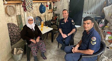 Jandarmadan gazi ve şehit ailelerine vefa