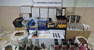 Jandarmadan uyuşturucu ve kaçak sigara operasyonu