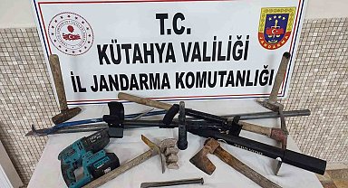 Kaçak kazı operasyonunda 9 şüpheli gözaltına alındı