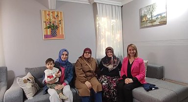 Kadın başkandan kadın muhtarlara anlamlı ziyaret