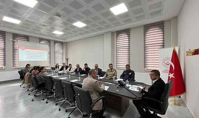 Kağızman'da Kadına Yönelik Şiddetle Mücadele Komisyonu toplandı