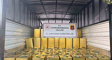 Kahramanmaraş'ta 200 teneke sahte zeytinyağı ele geçirildi
