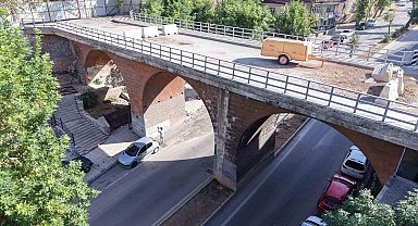 Kanlıdere Köprüsü'nde restorasyon