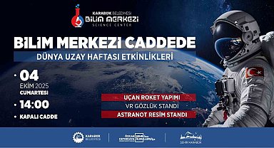Karabük Belediyesi'nden Dünya Uzay Haftasına özel program