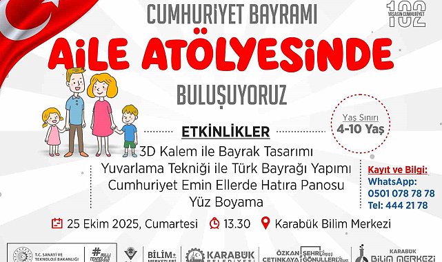 Karabük Belediyesinden 29 Ekim'e özel etkinlik