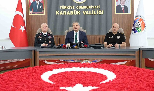 Karabük'te Eylül ayı güvenlik değerlendirme toplantısı yapıldı