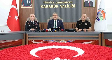 Karabük'te Eylül ayı güvenlik değerlendirme toplantısı yapıldı