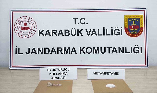 Karabük'te Jandarmadan uyuşturucu operasyonu