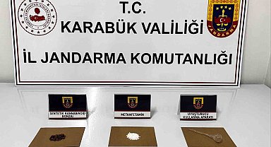 Karabük'te uyuşturucu operasyonu: 3 gözaltı