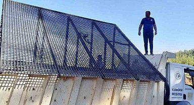 Karacasu Belediyesi toprak eleme sistemi yenilendi, esnafa kolaylık sağlandı