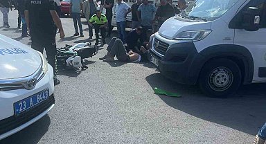 Karakoçan'da trafik kazası: 1 yaralı