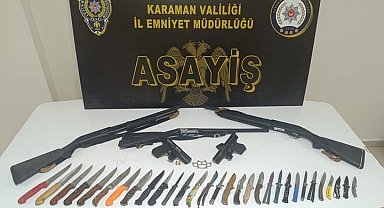 Karaman'da aranan 12 kişi tutuklandı