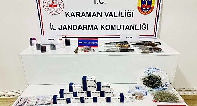 Karaman'da tarihi eser ve uyuşturucu ele geçirildi: 6 kişi tutuklandı