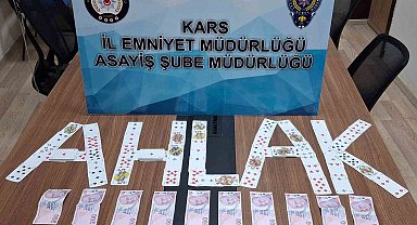 Kars'ta polisten asayiş uygulaması