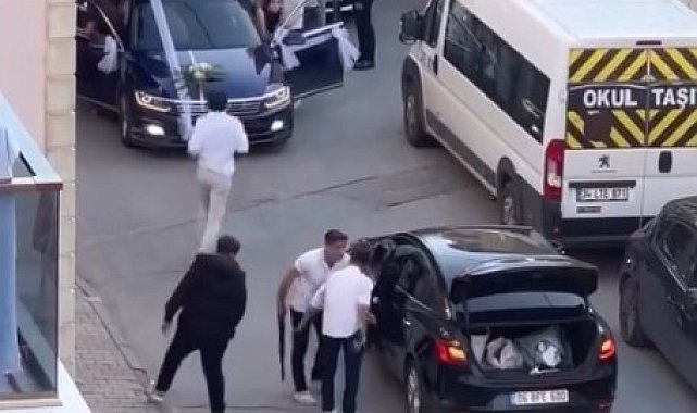 Kartal'da gelin alma merasiminde av tüfeği ve tabancalarla havaya ateş açıldı