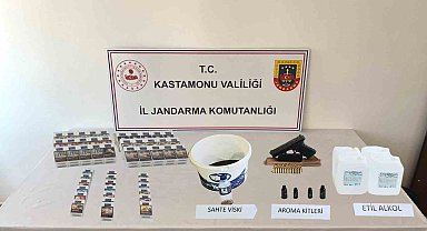 Kastamonu'da sahte alkol operasyonu: 6 kişi gözaltına alındı