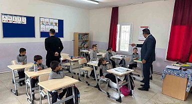 Kaymakam Dalak'tan okullarda inceleme