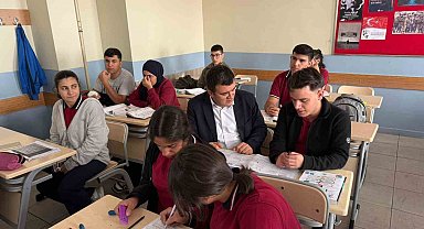 Kaymakam Dertlioğlu'ndan Selahaddin Eyyubi Fen Lisesine Ziyaret